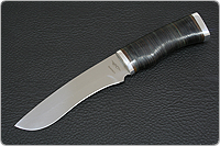 Нож Зубр (40Х10С2М (ЭИ-107), Орех, Алюминий)
