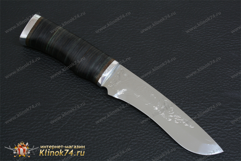 Нож Зубр (40Х10С2М, Орех, Алюминий)