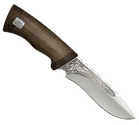 Нож Пеликан (40Х10С2М (ЭИ-107), Орех, Текстолит)