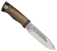 Нож Спасатель (40Х10С2М (ЭИ-107), Орех, Текстолит)