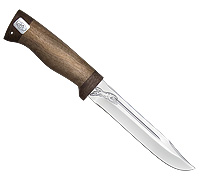 Нож Разведчик-2 (40Х10С2М (ЭИ-107), Орех, Текстолит)