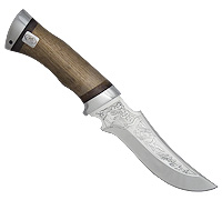 Нож Диана (40Х10С2М (ЭИ-107), Орех, Алюминий)