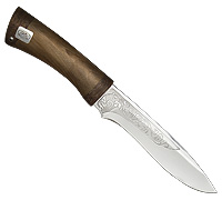 Нож Ильмень (40Х10С2М (ЭИ-107), Орех, Текстолит)
