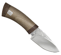 Нож Кобра (40Х10С2М (ЭИ-107), Орех, Текстолит)