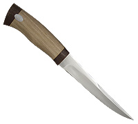 Нож Нерка (40Х10С2М (ЭИ-107), Орех, Текстолит)