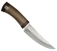Нож Форель (40Х10С2М (ЭИ-107), Орех, Текстолит)