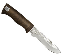 Нож Щука (40Х10С2М (ЭИ-107), Орех, Текстолит)