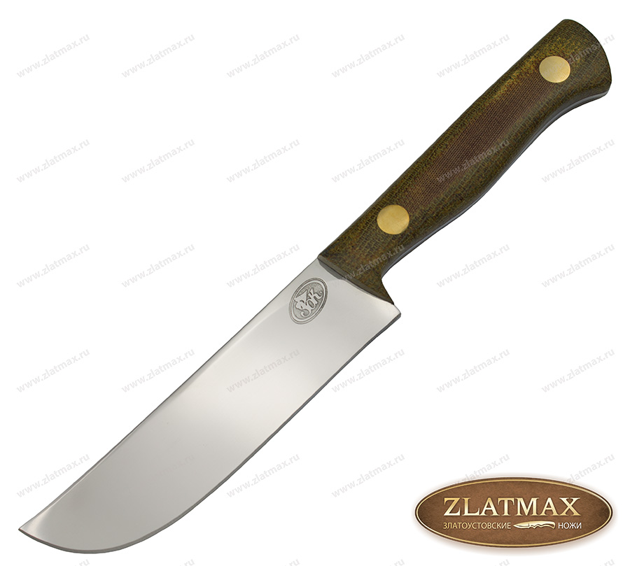 Нож Узбекский-2 (40Х10С2М, Накладки текстолит) фото-01