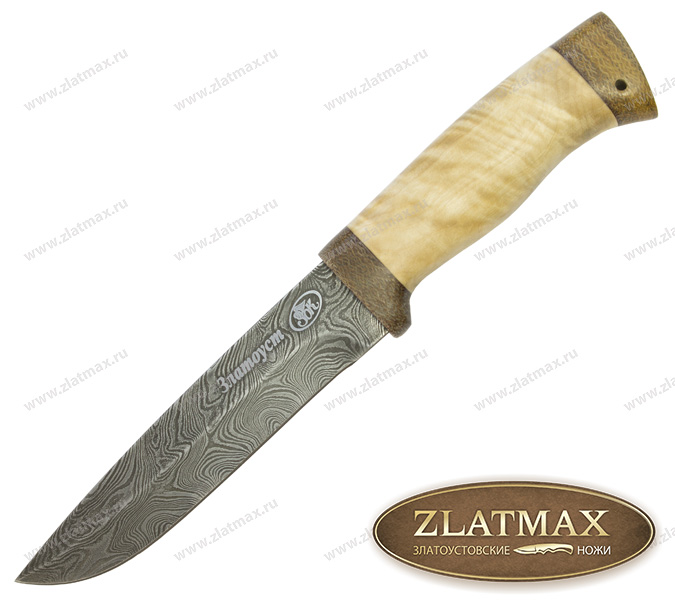 Нож SN-1 (Дамаск, Кап, Текстолит) фото-01