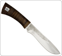Нож SN-2 (40Х10С2М (ЭИ-107), Наборная кожа, Текстолит)