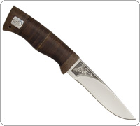 Нож Беркут (40Х10С2М (ЭИ-107), Наборная кожа, Текстолит)