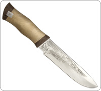 Нож Бобр (40Х10С2М (ЭИ-107), Кап, Текстолит)