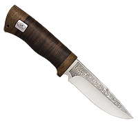 Нож Боровик малый (40Х10С2М (ЭИ-107), Наборная кожа, Текстолит)