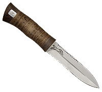 Нож Волк-2 (40Х10С2М (ЭИ-107), Наборная береста, Текстолит)