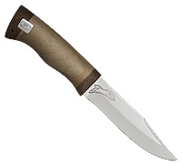 Нож Волк-3 (40Х10С2М (ЭИ-107), Орех, Текстолит)