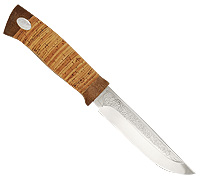 Нож Грибник (40Х10С2М (ЭИ-107), Наборная береста, Текстолит)