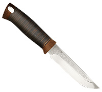 Нож Грибник (40Х10С2М (ЭИ-107), Наборная кожа, Текстолит)