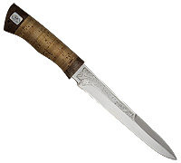 Нож Игла (40Х10С2М (ЭИ-107), Наборная береста, Текстолит)