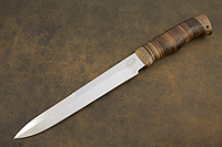 Нож Игла (40Х10С2М (ЭИ-107), Наборная кожа, Текстолит)