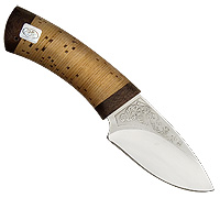 Нож Кобра (40Х10С2М (ЭИ-107), Наборная береста, Текстолит)