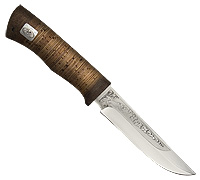 Нож Лиса (40Х10С2М (ЭИ-107), Наборная береста, Текстолит)