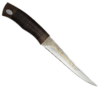 Нож Нерка (40Х10С2М (ЭИ-107), Наборная кожа, Текстолит)