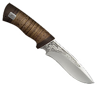 Нож Пеликан (40Х10С2М (ЭИ-107), Наборная береста, Текстолит)