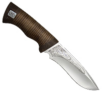 Нож Пеликан (40Х10С2М (ЭИ-107), Наборная кожа, Текстолит)