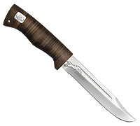 Нож Разведчик-2 (40Х10С2М (ЭИ-107), Наборная кожа, Текстолит)