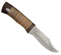Нож Ратан (40Х10С2М (ЭИ-107), Наборная береста, Текстолит)