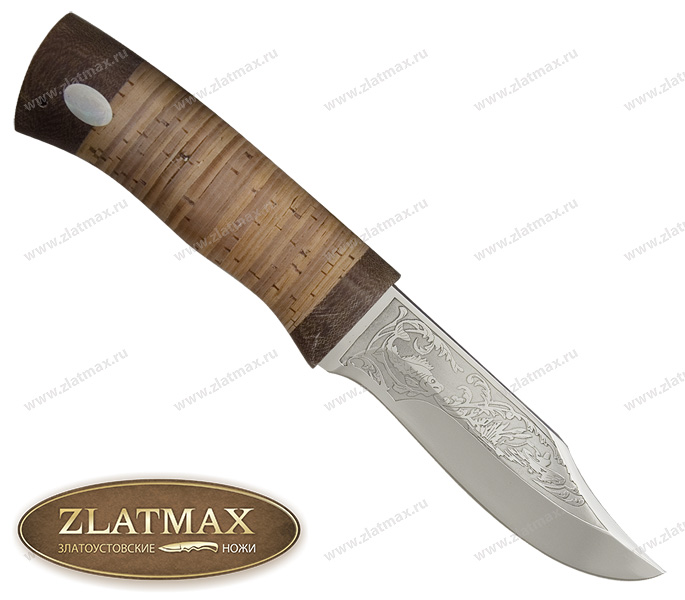 Нож Ратан (40Х10С2М, Наборная береста, Текстолит)