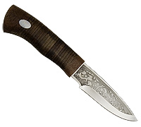 Нож Рыжик (40Х10С2М (ЭИ-107), Наборная кожа, Текстолит)
