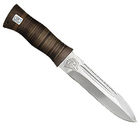 Нож Стрелец (40Х10С2М (ЭИ-107), Наборная кожа, Текстолит)