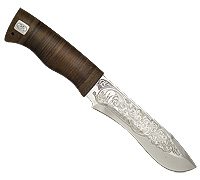 Нож Тургояк (40Х10С2М (ЭИ-107), Наборная кожа, Текстолит)