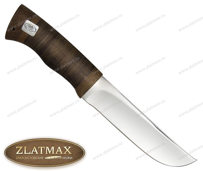 Нож Узбекский (40Х10С2М, Наборная кожа, Текстолит)