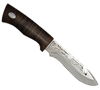 Нож Щука (ЭИ-107, Наборная кожа, Текстолит)