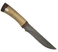 Нож Ястреб (Дамаск, Орех, Текстолит)