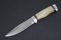Нож Волк-1 (40Х10С2М (ЭИ-107), Орех, Алюминий)