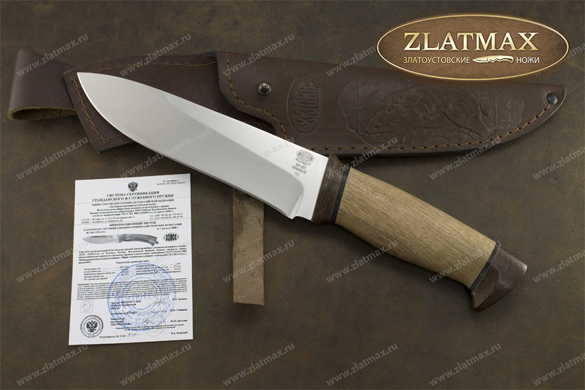 Нож Н1 (40Х10С2М, Орех, Текстолит)
