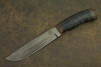 Нож Н3 Гумбольт (Дамаск У10А-7ХНМ, Наборная кожа, Текстолит)