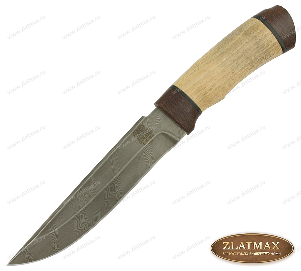 Нож Н3 Гумбольт (Дамаск У10А-7ХНМ, Орех, Текстолит)