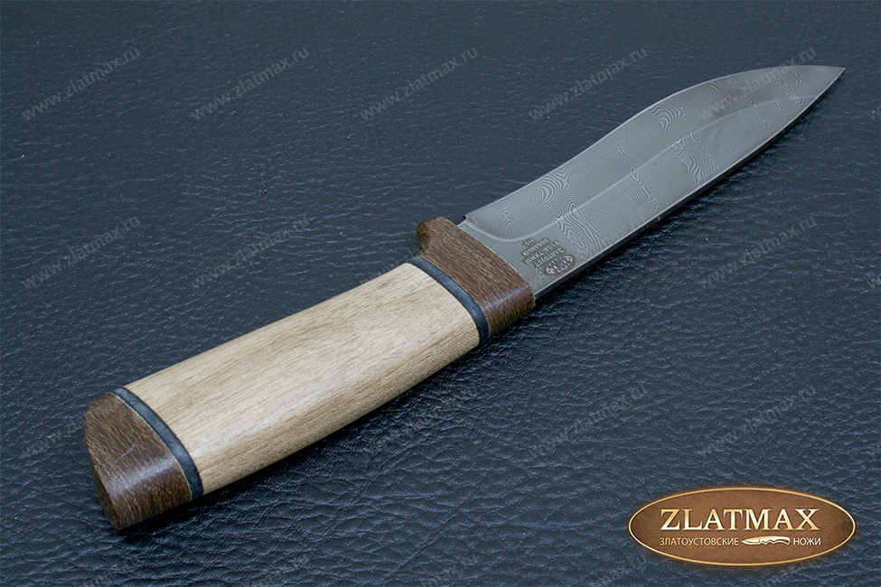 Нож Н6 Александр II (Дамаск У10А-7ХНМ, Орех, Текстолит)
