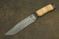 Нож Н7 (Дамаск У10А-7ХНМ, Наборная береста, Текстолит)