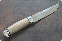 Нож НР2 Турция (40Х10С2М (ЭИ-107), Орех, Алюминий)