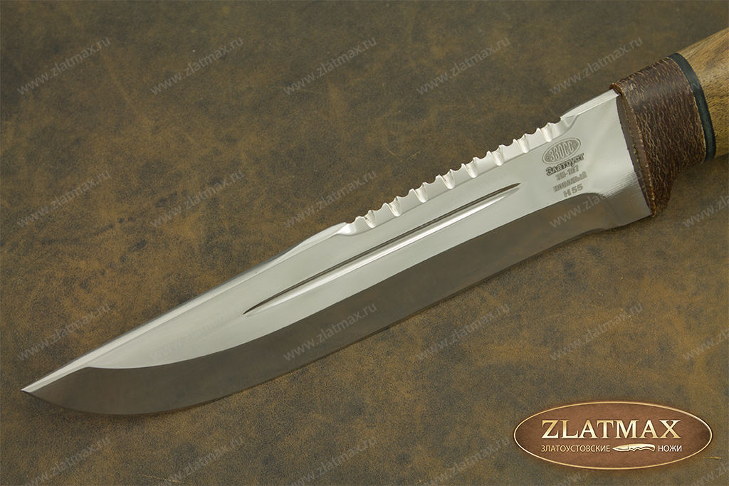 Нож Н55 (40Х10С2М, Орех, Текстолит)