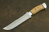 Нож Н56 (40Х10С2М (ЭИ-107), Наборная береста, Алюминий)