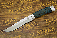 Нож Н16 (40Х10С2М (ЭИ-107), Стабилизированная карельская береза, Алюминий)