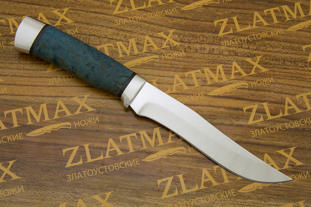 Нож Н16 (40Х10С2М, Стабилизированная карельская береза, Алюминий)