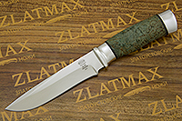 Нож Н24 (40Х10С2М (ЭИ-107), Стабилизированная карельская береза, Алюминий)