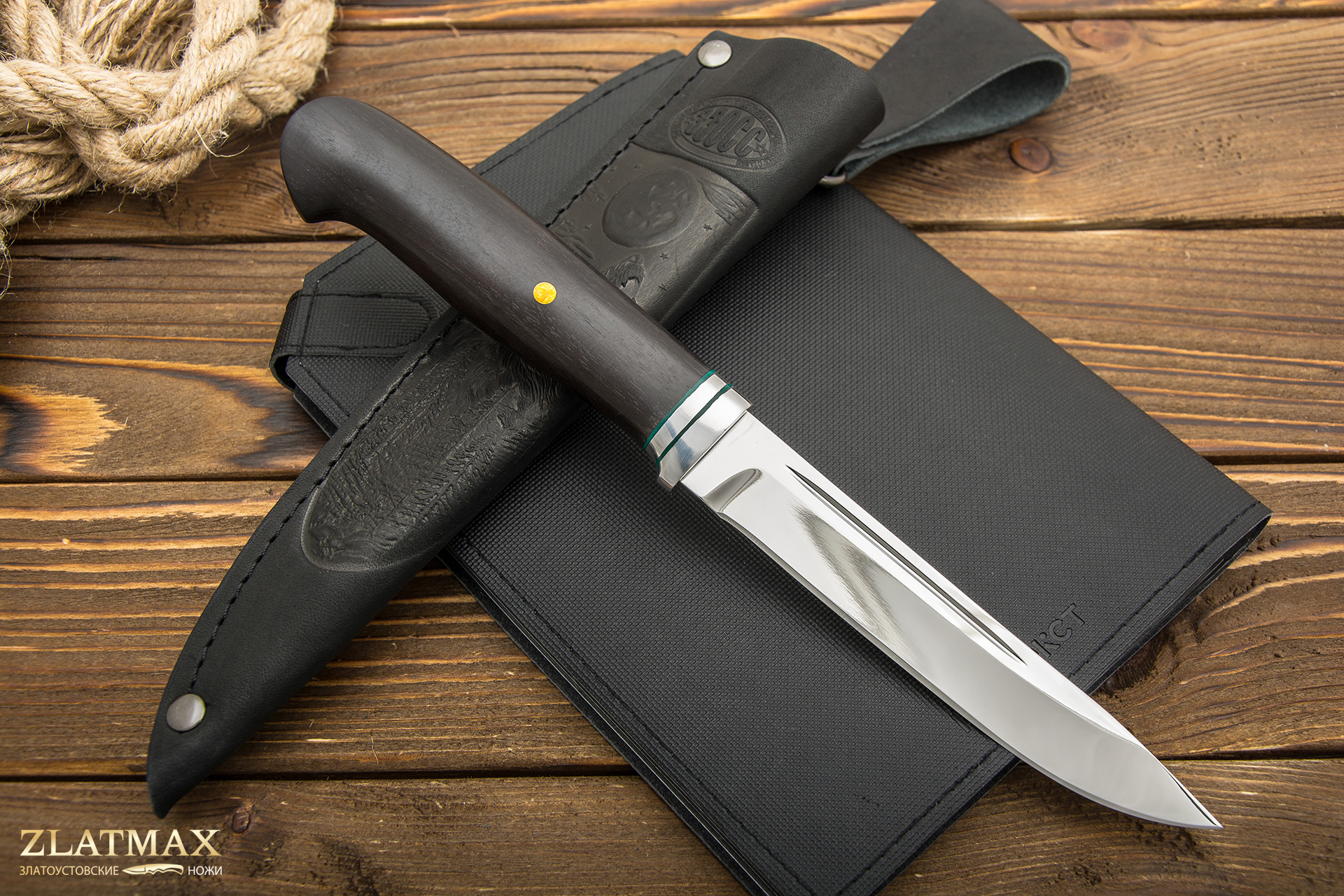Нож Н58 Сталкер (40Х10С2М, Граб, Алюминий)